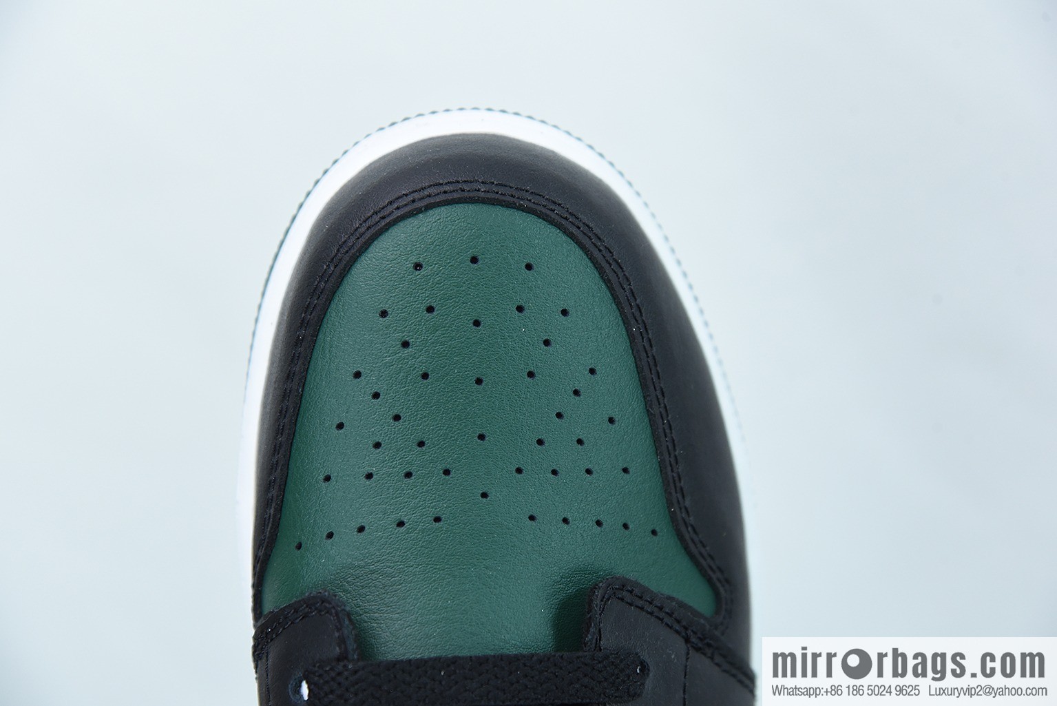 Air Jordan 1 Low black and green toes AJ1 Joe 1 low-top cultural basketball shoes, item number: 553558-371