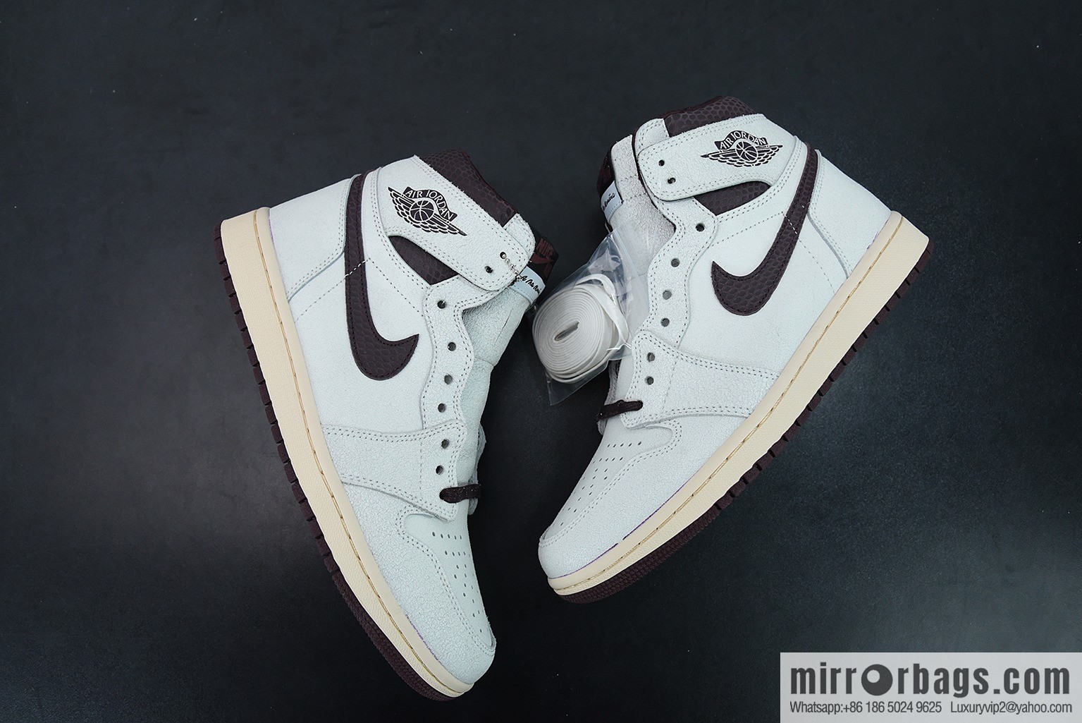 A Ma Maniére x Air Jordan 1 AJ1 Joe 1 gray-brown snake pattern, burst pattern, joint high-top man item number; DO7097-100