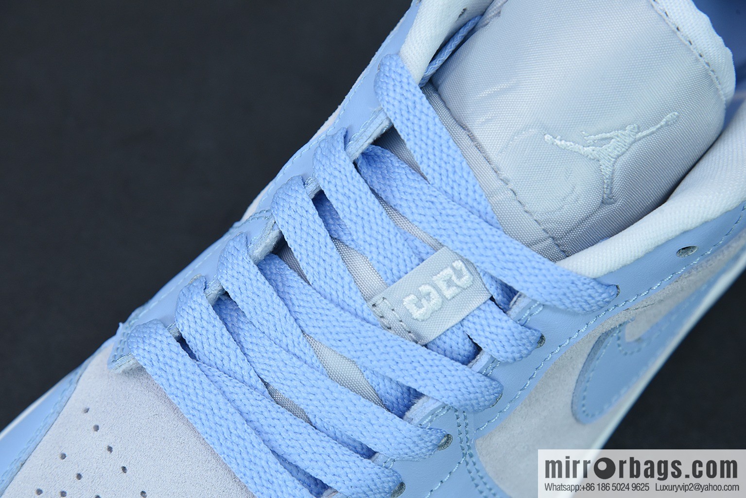 Air Jordan 1 Low AJ1 Joe 1 University blue ice blue gray, low-top casual board shoes, item number: DC0774-050