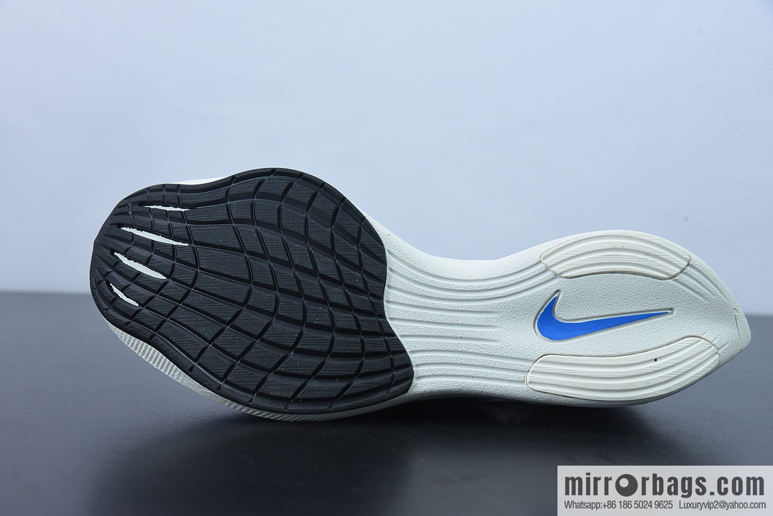 Nk ZoomX Vaporfly NEXT% 2 marathon knit breathable sports shoes, white and blue CU4111-102