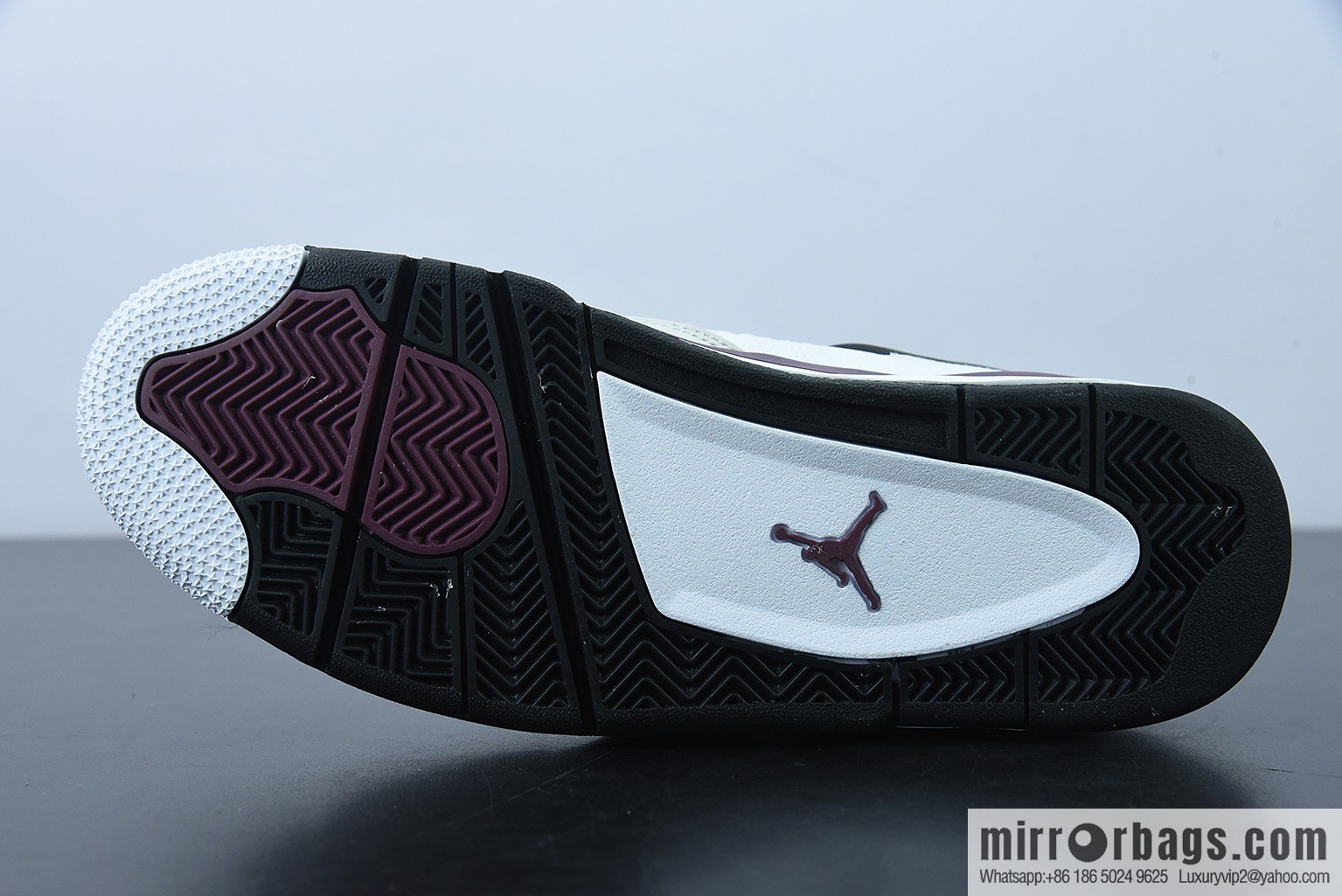 AJ4 Jordan 4th generation basketball shoes/burgundy white Paris, Saint-Germain joint men's sneakers item number: CZ5624-100