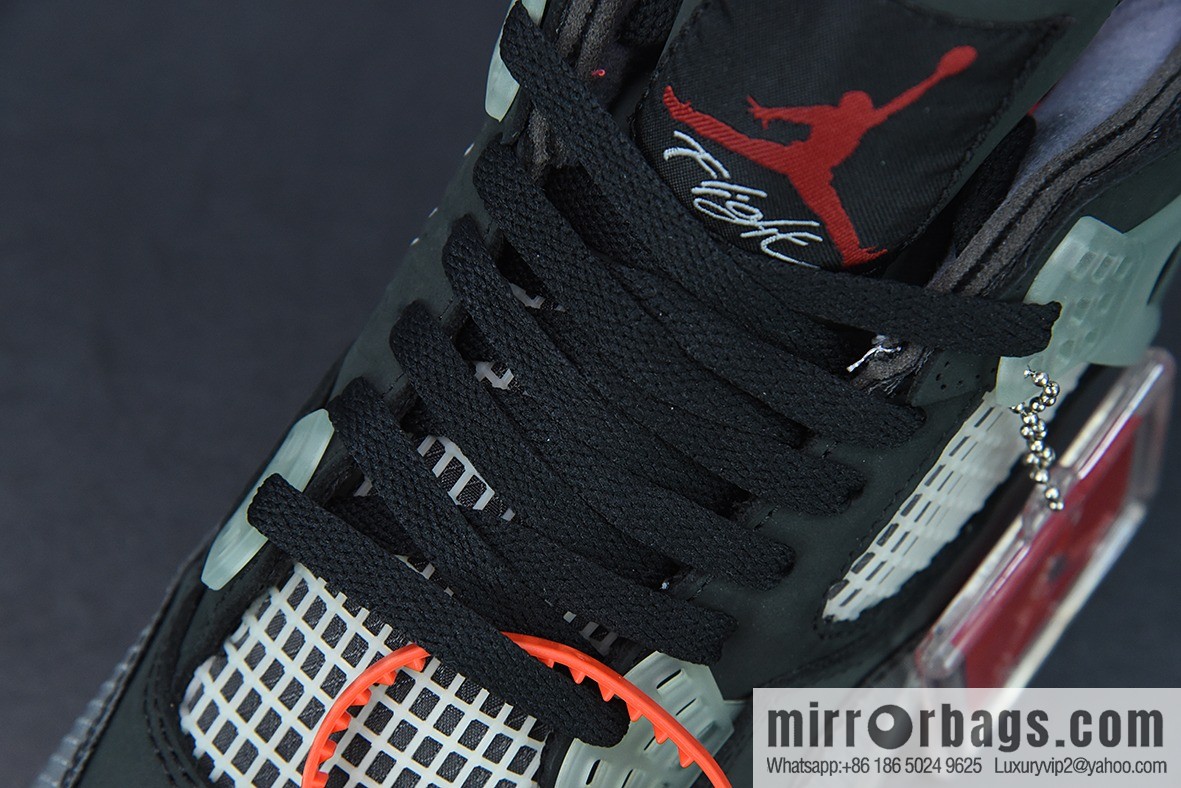 H05N3 Off-white x Air Jordan 4 AJ4 Joe 4 OW joint AJ4 Joe 4 culture basketball shoes CV9388-001
