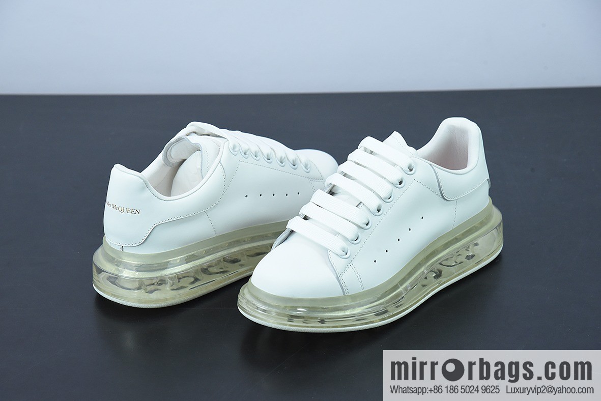 Alexander McQueen Alexander McQueen Air Cushion Sneaker low-top fashion platform casual air unit sports white shoes