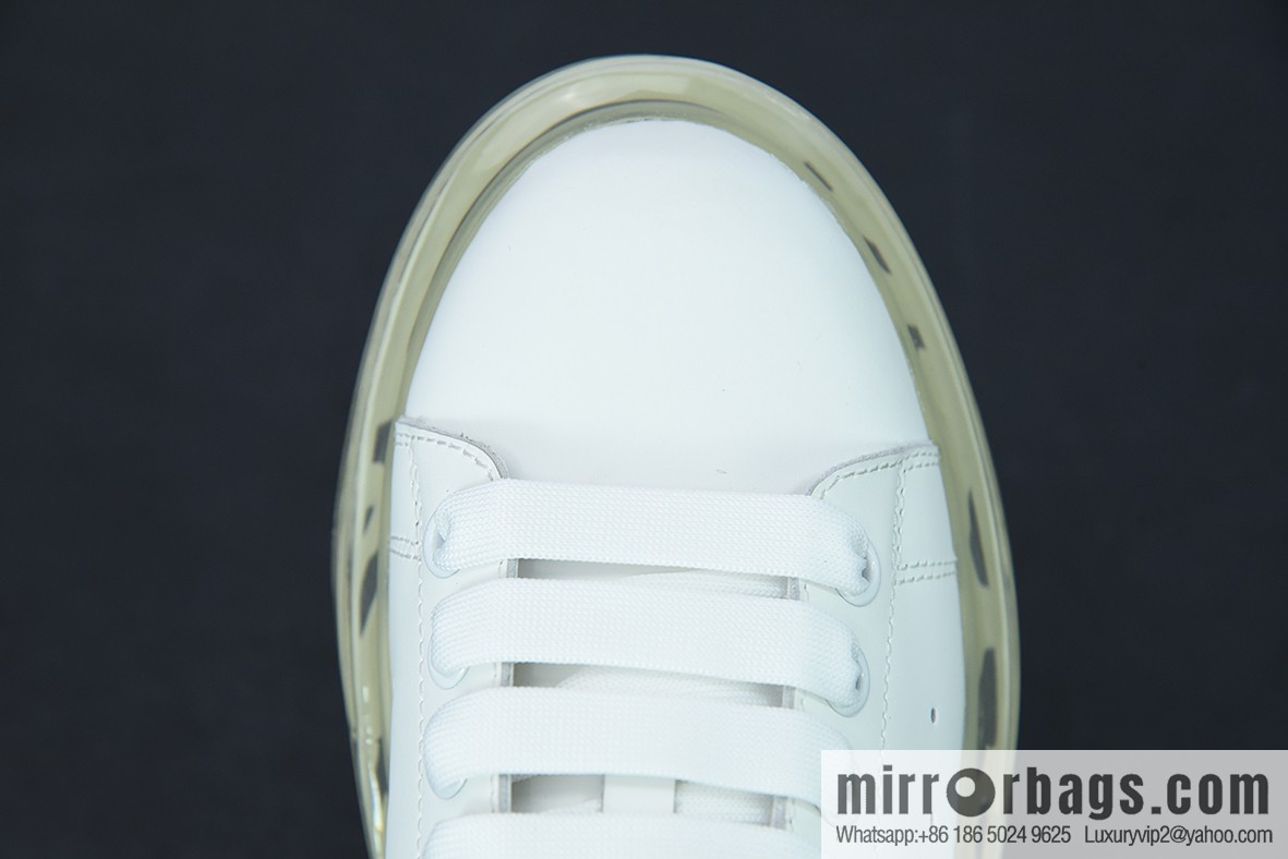 Alexander McQueen Alexander McQueen Air Cushion Sneaker low-top fashion platform casual air unit sports white shoes