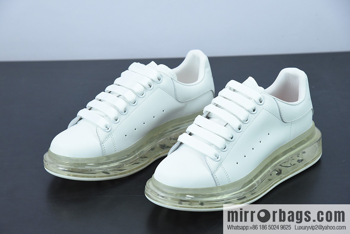 Alexander McQueen Alexander McQueen Air Cushion Sneaker low-top fashion platform casual air unit sports white shoes