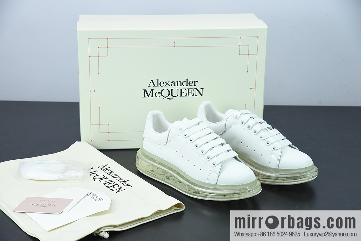 Alexander McQueen Alexander McQueen Air Cushion Sneaker low-top fashion platform casual air unit sports white shoes
