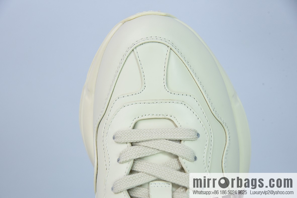 Gucci Rhyton Vintage Trainer Sneaker Gucci Daddy 5D leather (fabric) horned Vintage jogging shoes