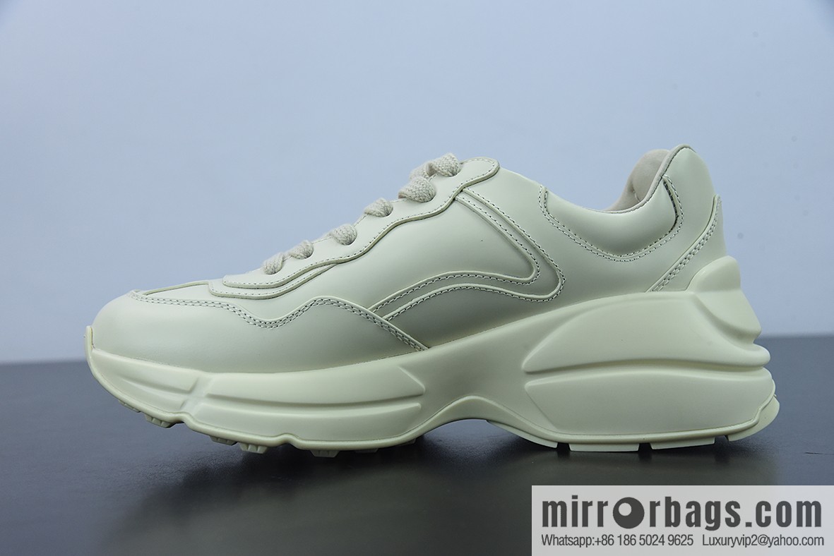 Gucci Rhyton Vintage Trainer Sneaker Gucci Daddy 5D leather (fabric) horned Vintage jogging shoes