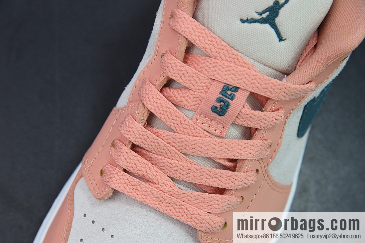 Air Jordan AJ1 Low AJ1 Joe 1 Pink and green, low-top cultural board shoes, item number: DC0774-800