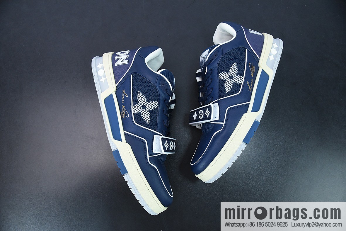 LV/Louis Vuitton 2021s LV Trainer Co-branded Men's Sneakers