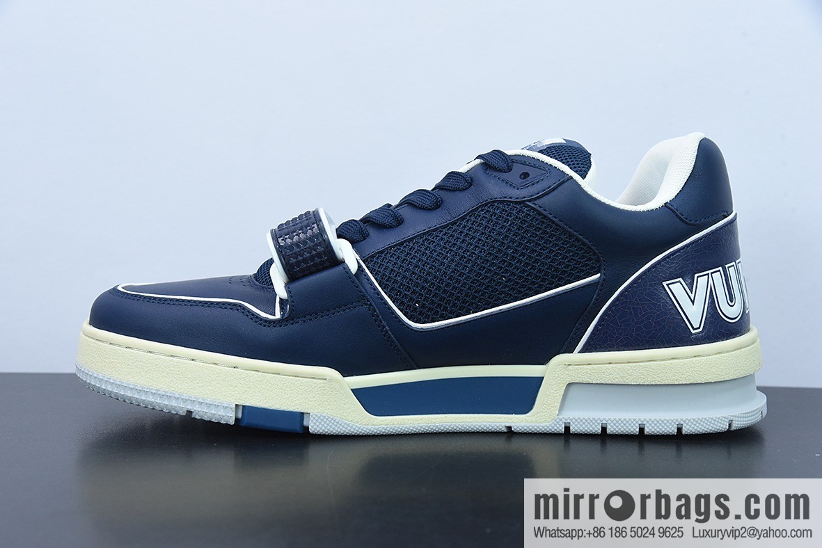 LV/Louis Vuitton 2021s LV Trainer Co-branded Men's Sneakers