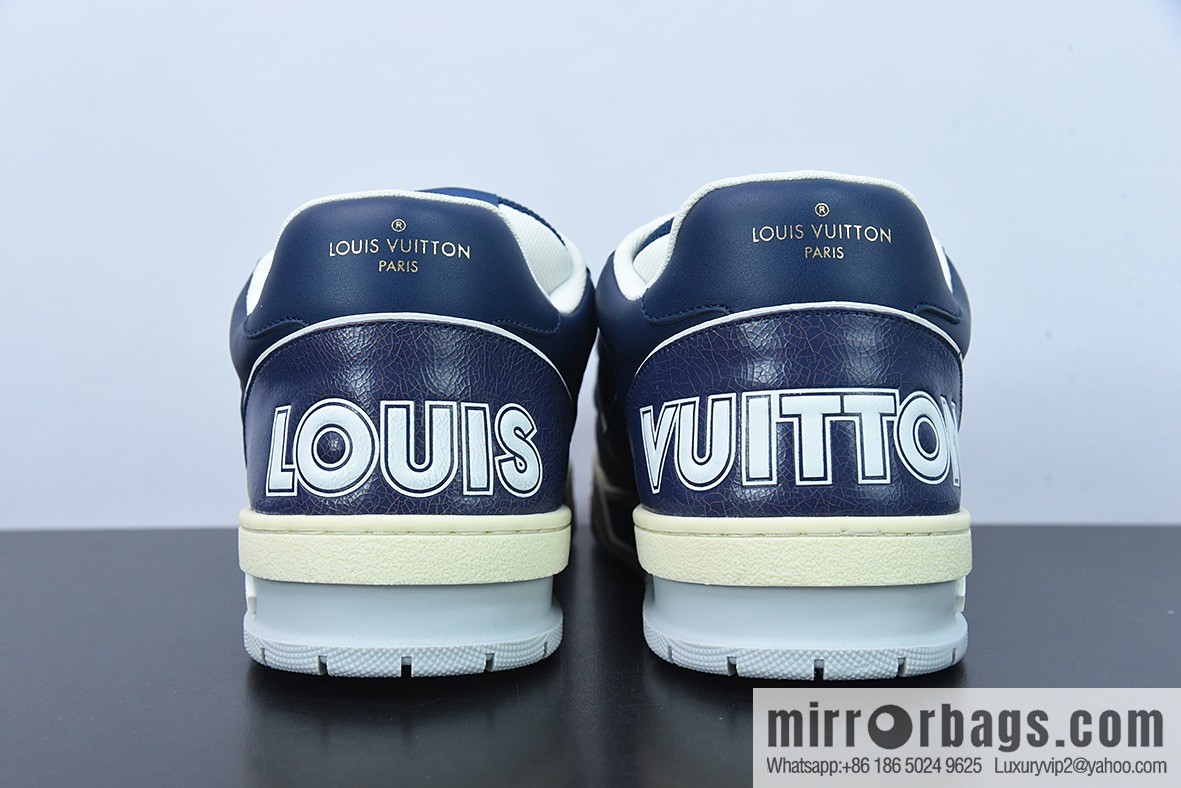 LV/Louis Vuitton 2021s LV Trainer Co-branded Men's Sneakers