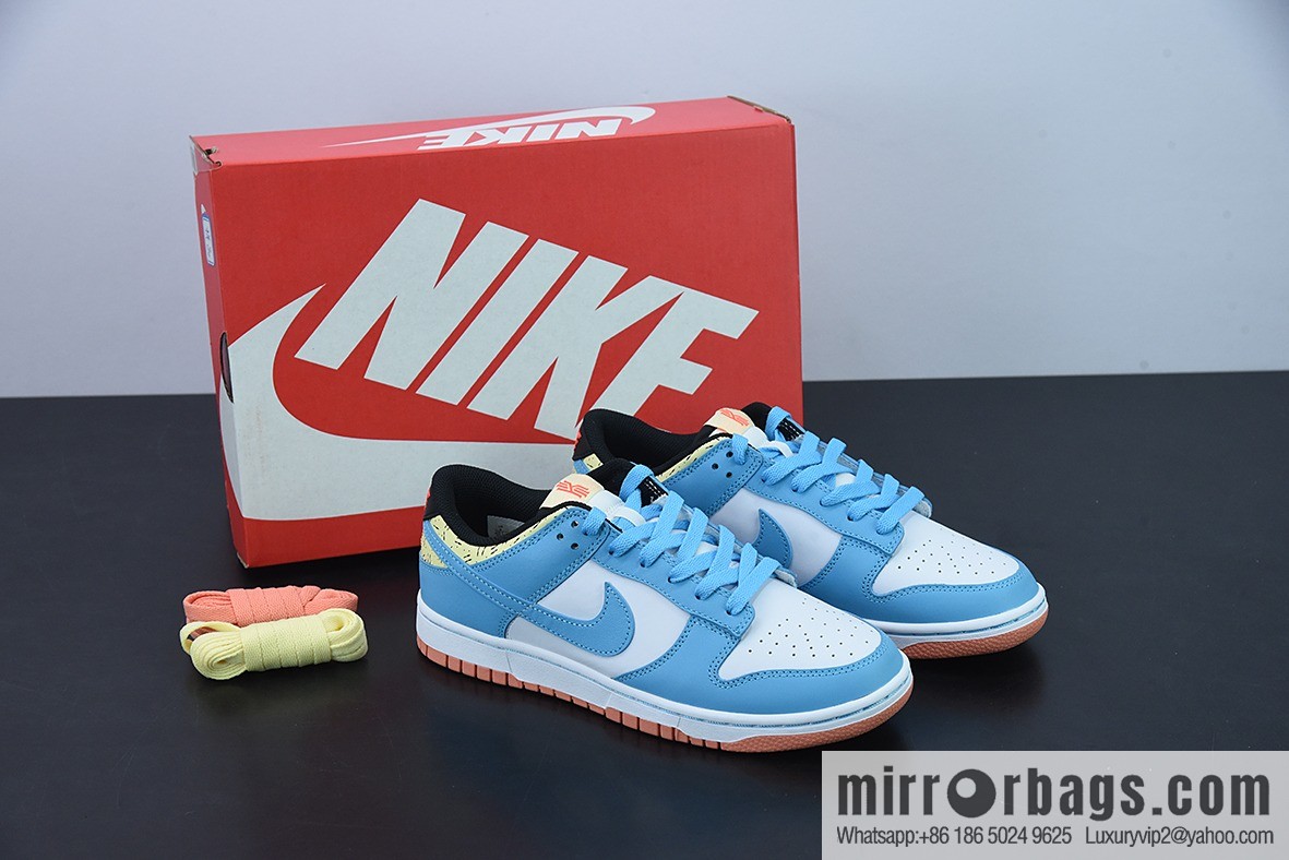H03K5 pure original Kyrie Irving x NK Dunk Low Kyrie Irving white and blue low-top casual sports skateboard shoes, item number: DN4179-400