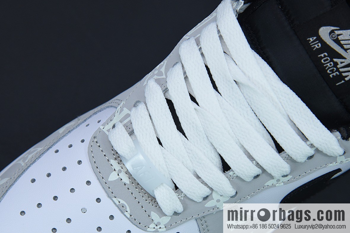 Louis Vuitton Louis Vuitton joint custom Nk Air Force 1 Low '07 Air Force low-top casual shoes, item number: BQ8988-108