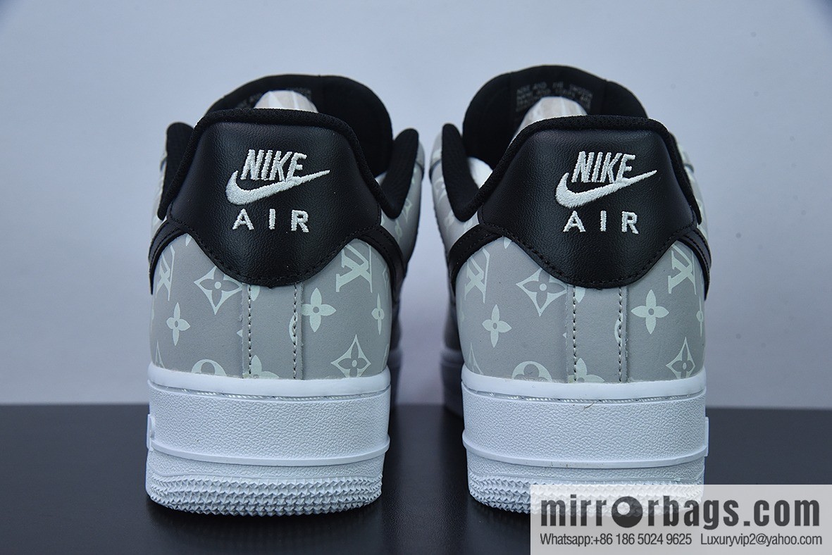 Louis Vuitton Louis Vuitton joint custom Nk Air Force 1 Low '07 Air Force low-top casual shoes, item number: BQ8988-108