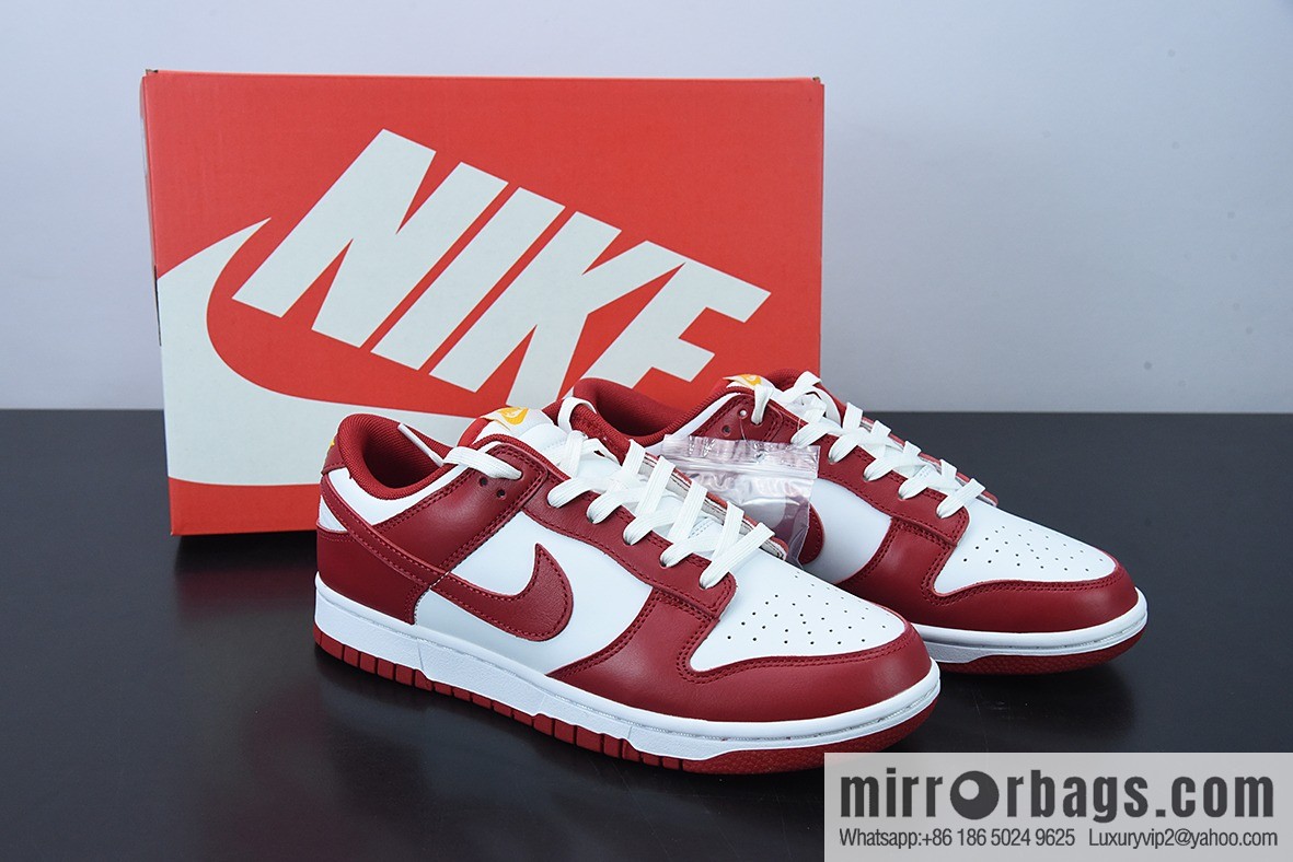 H03K5 pure original NiKe Dunk SB Low Vintage white and red low-top leisure sports skateboard shoes, item number: DD1391-602
