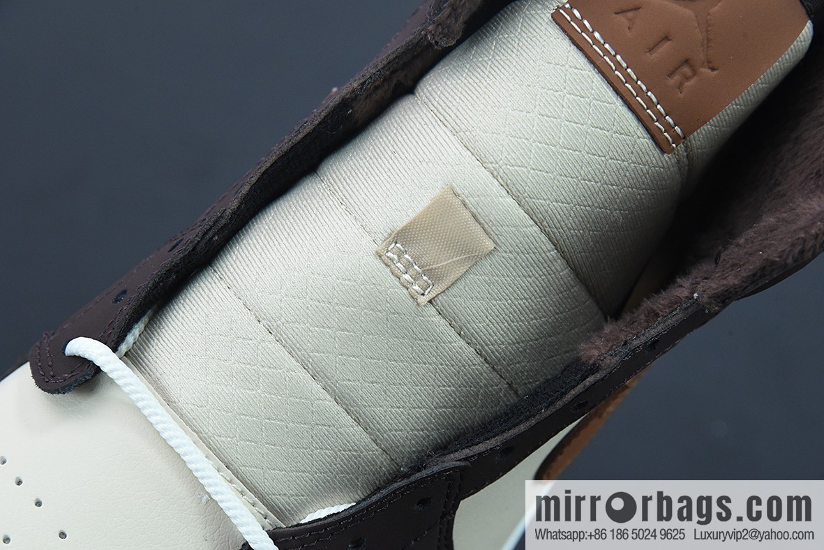 Air Jordan 1 Mid AJ1 Qiao 1 Zhongbang Cultural Basketball Shoes Basalt Brown, item number: DO6699-200