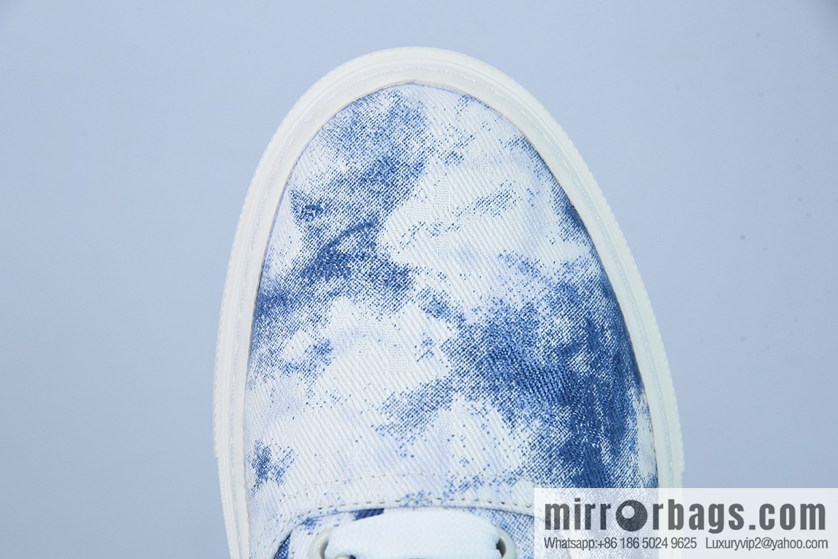 LV/Louis Vuitton G00H7 Donkey Home Series LV Denim Canvas Shoes, Denim Shoes