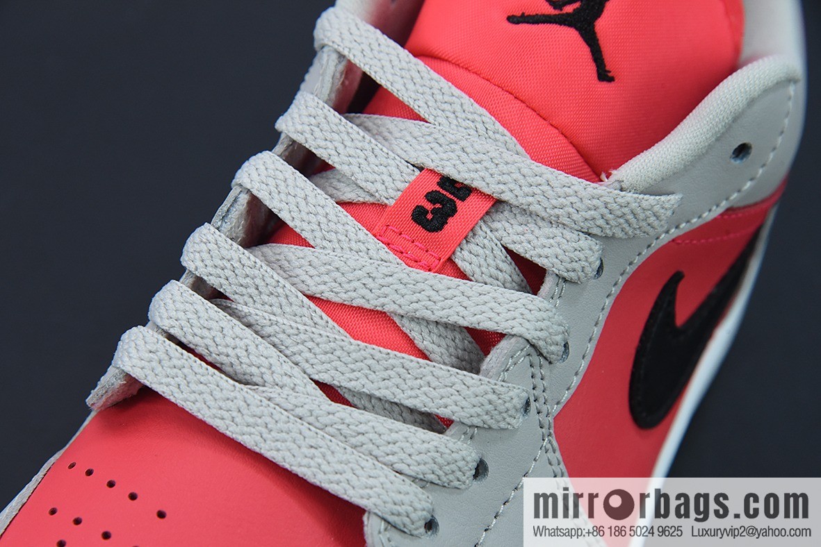 Air Jordan 1 AJ1 gray pink anti-infrared, low-top Unisex casual sneakers, item number: DC0774-060