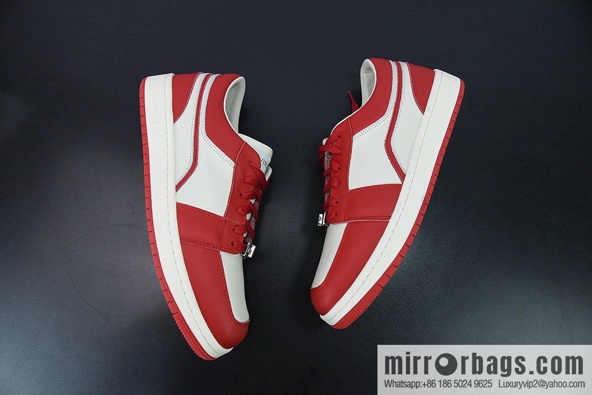 CALVINLUO granular first layer leather upper material #back help inner package soft calfskin low top sneakers