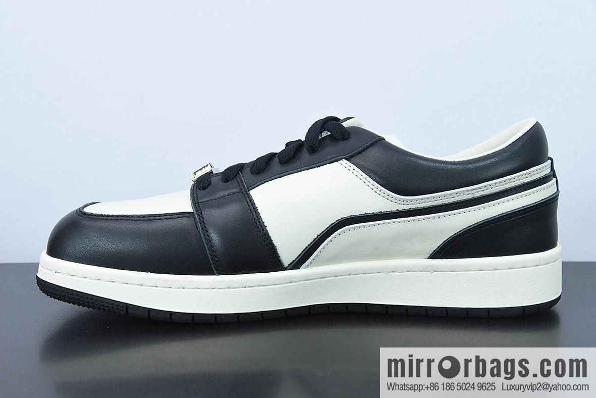 CALVINLUO granular first layer leather upper material #back help inner package soft calfskin low top sneakers