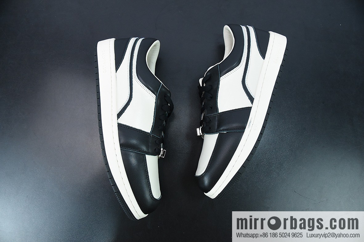 CALVINLUO granular first layer leather upper material #back help inner package soft calfskin low top sneakers