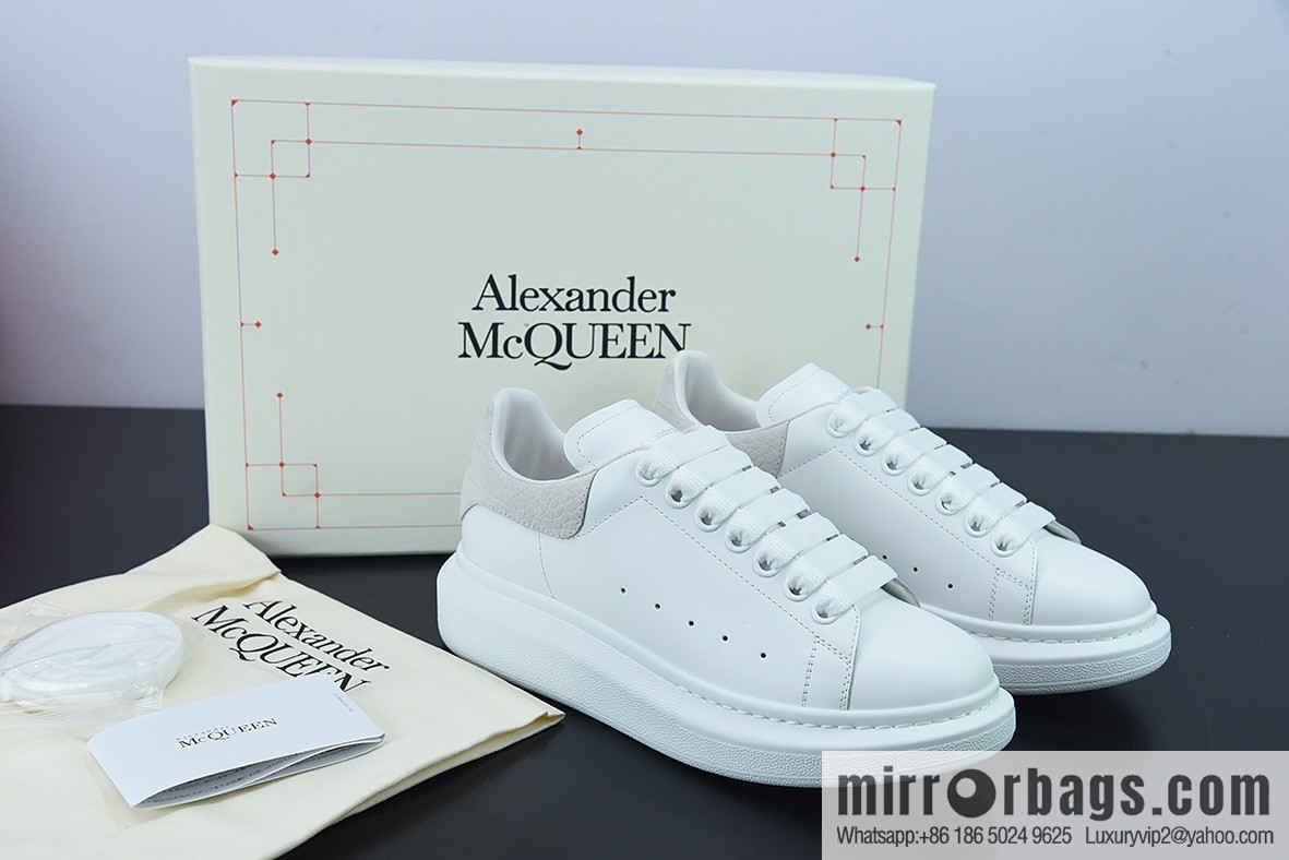Alexander McQueen/Alexander McQueen, muffin shoes platform heightening white shoes D05G6