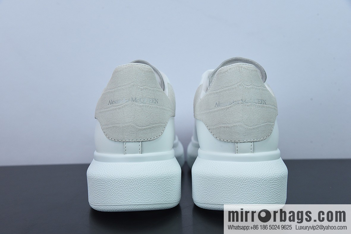 Alexander McQueen/Alexander McQueen, muffin shoes platform heightening white shoes D05G6