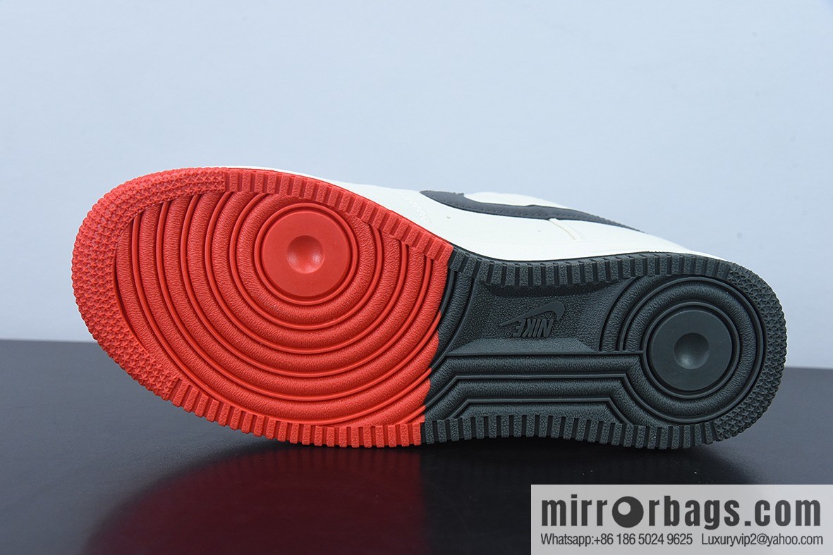 Nk Air Force 1 AF1 Air Force One/Low Top, White Black Red, Canvas, Multi-Hook NBA Chicago Bulls, City Limited Item Number: NA2022-005