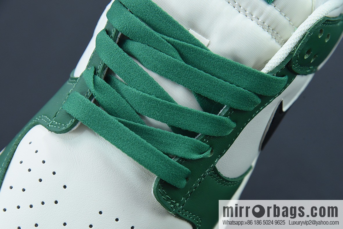 H03N4 Nike SB Dunk Low black hook, green and white low-top sports running shoes SKU: DR9654-100