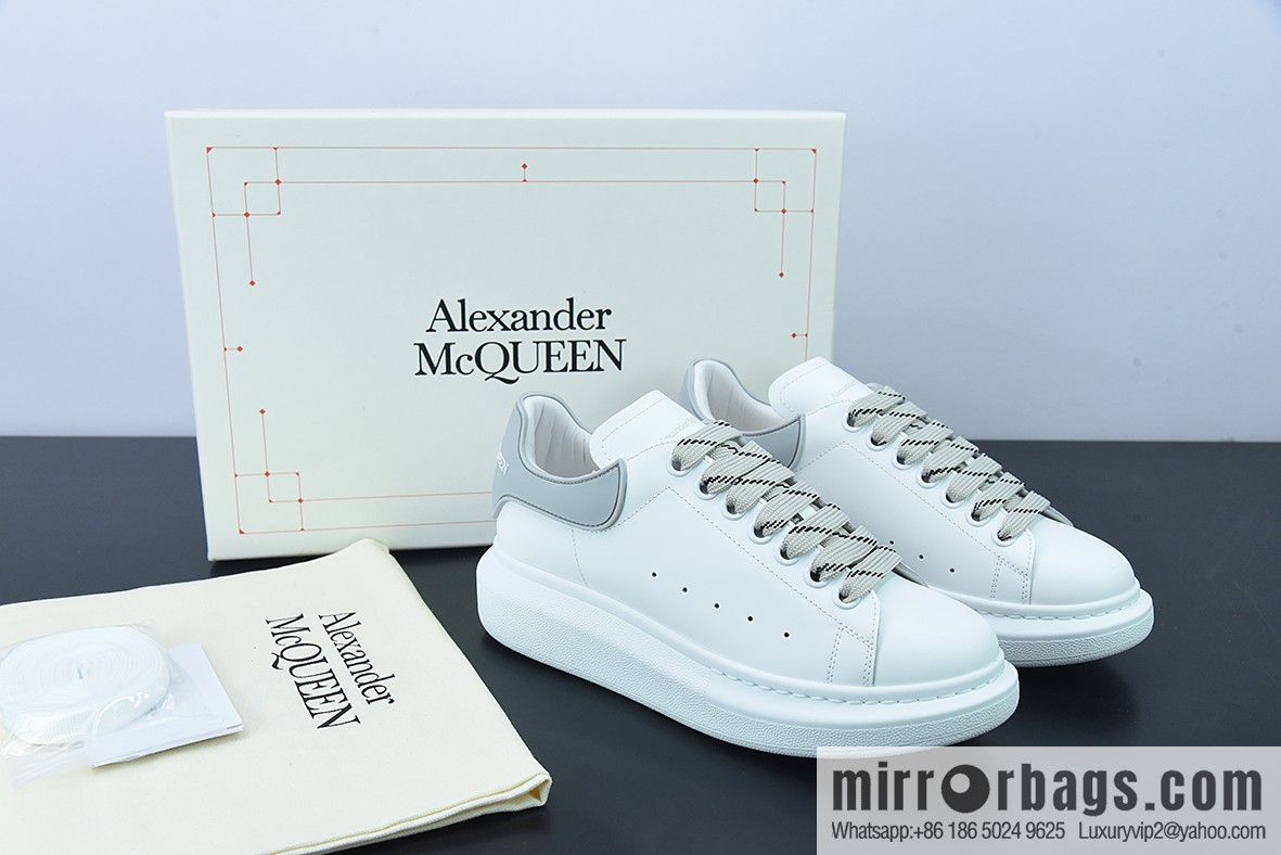 Alexander McQueen/Alexander McQueen, muffin shoes platform heightening white shoes D05G6
