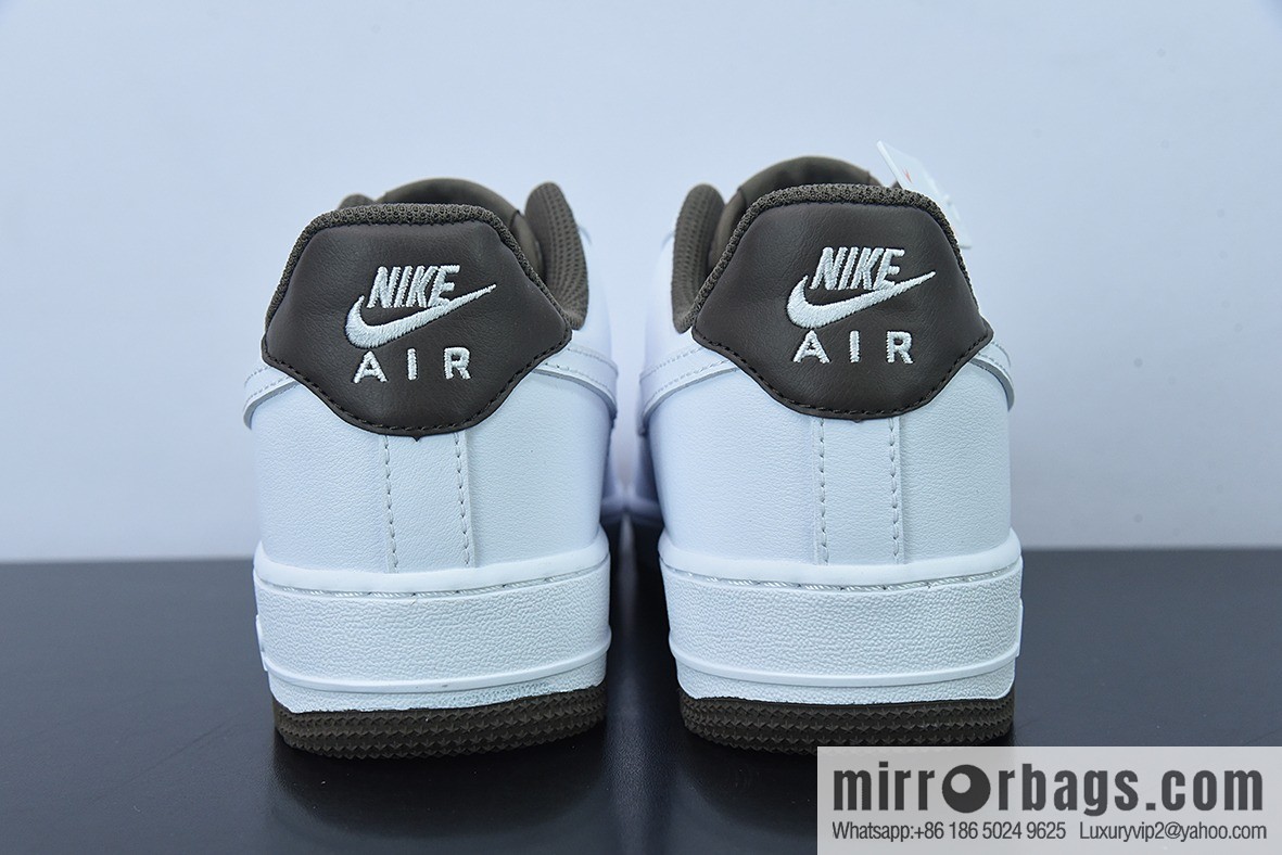 K05L3 Pure Original Air Force 1 Nike Low White Brown, Air Force One Low Help, Item Number: DO5220 162