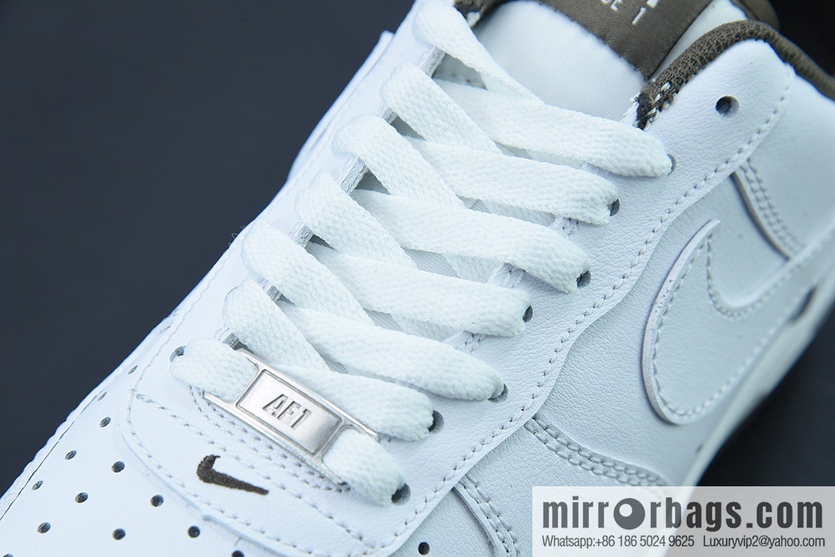 K05L3 Pure Original Air Force 1 Nike Low White Brown, Air Force One Low Help, Item Number: DO5220 162