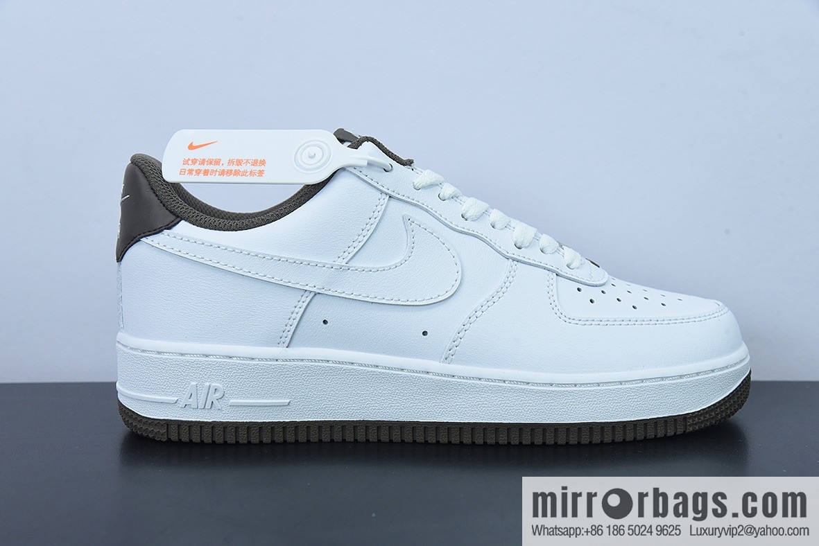K05L3 Pure Original Air Force 1 Nike Low White Brown, Air Force One Low Help, Item Number: DO5220 162