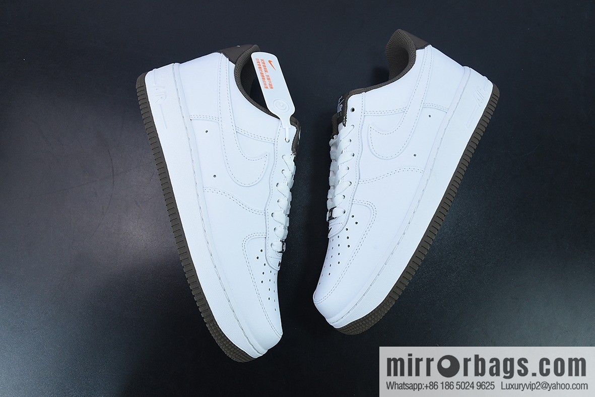 K05L3 Pure Original Air Force 1 Nike Low White Brown, Air Force One Low Help, Item Number: DO5220 162