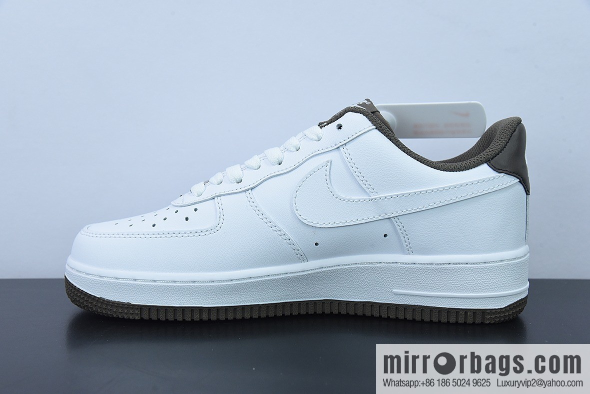 K05L3 Pure Original Air Force 1 Nike Low White Brown, Air Force One Low Help, Item Number: DO5220 162