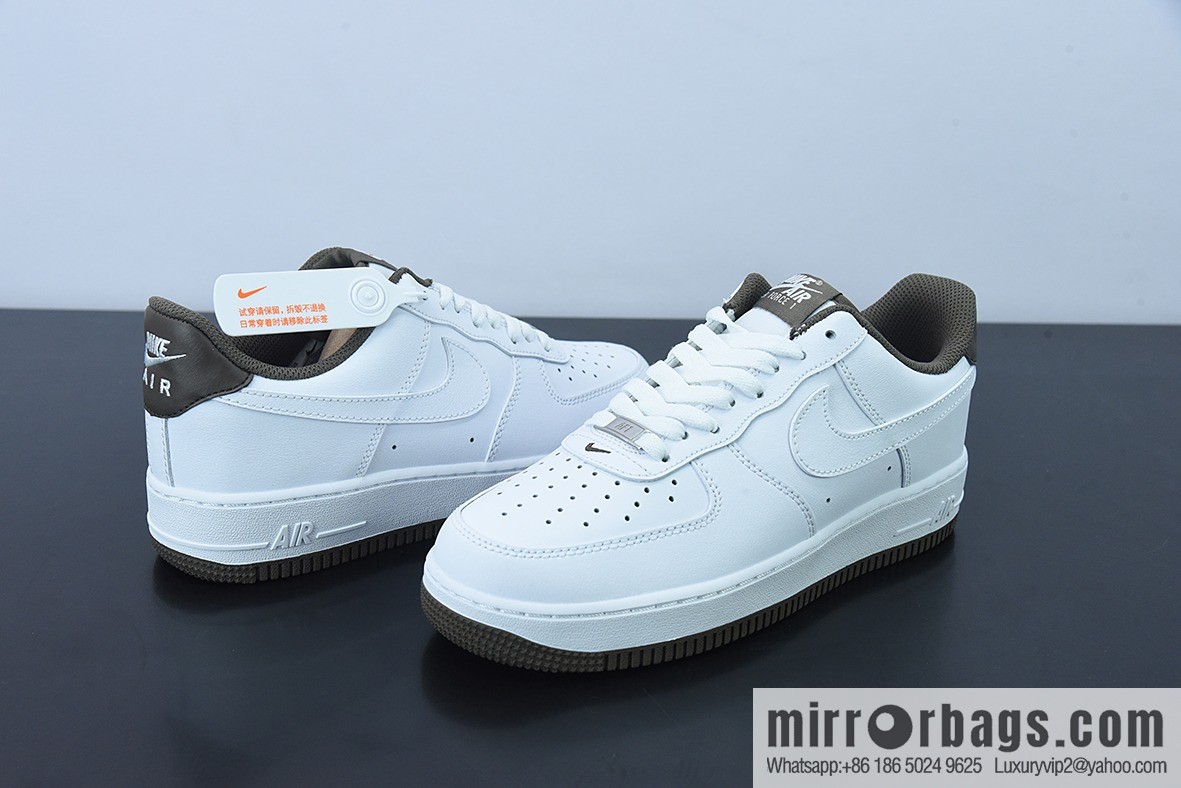 K05L3 Pure Original Air Force 1 Nike Low White Brown, Air Force One Low Help, Item Number: DO5220 162