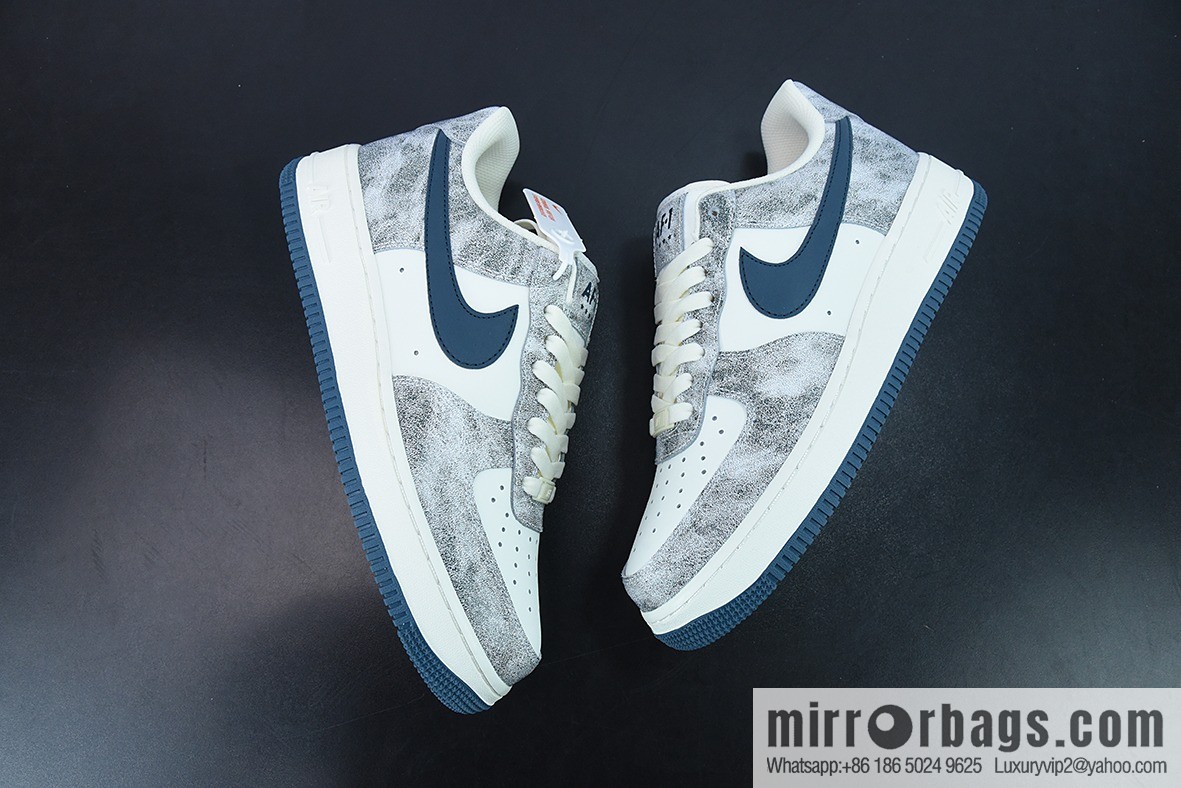 Nike Air Force 1 Low '07 dark blue rock color scheme Air Force One low top, item number: BX5815-535