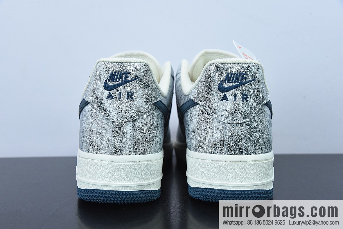 Nike Air Force 1 Low '07 dark blue rock color scheme Air Force One low top, item number: BX5815-535