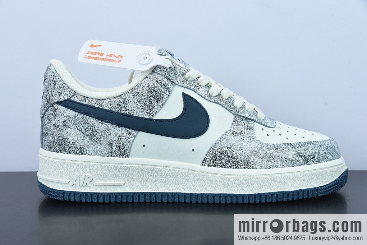 Nike Air Force 1 Low '07 dark blue rock color scheme Air Force One low top, item number: BX5815-535