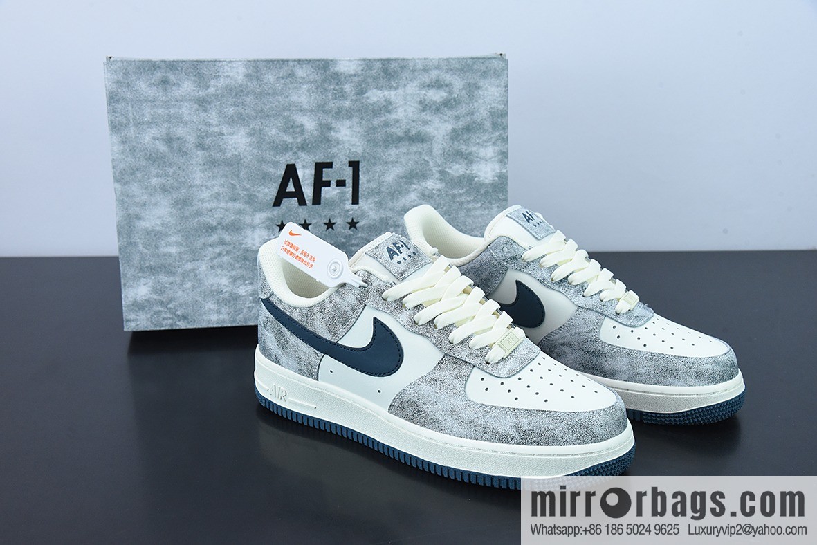 Nike Air Force 1 Low '07 dark blue rock color scheme Air Force One low top, item number: BX5815-535
