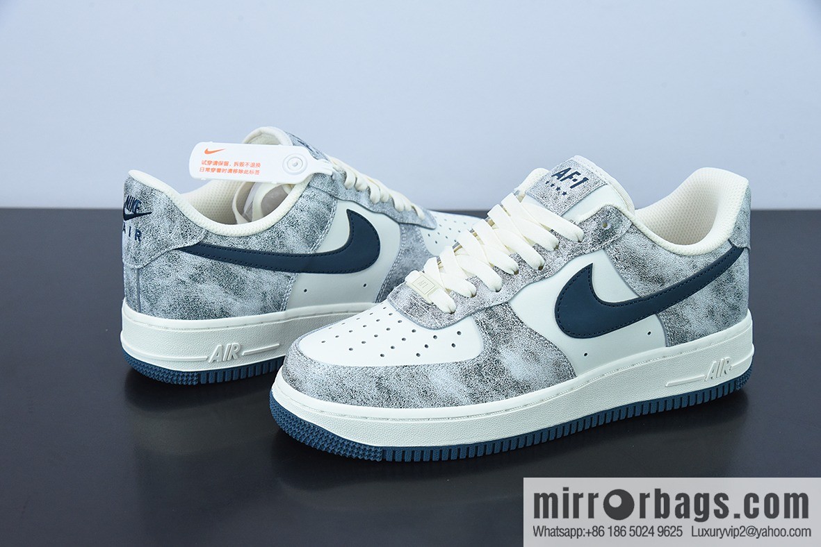 Nike Air Force 1 Low '07 dark blue rock color scheme Air Force One low top, item number: BX5815-535