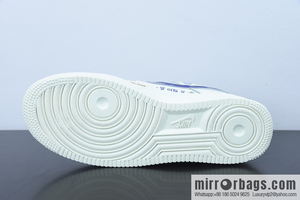 Nike Air Force 1 Low '07 rainbow graffiti, Air Force One low-top casual board shoe item number: CW2288-333