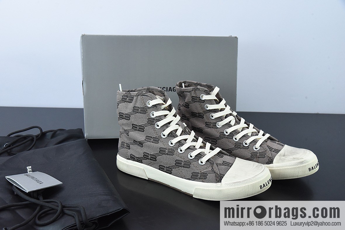 Balenciaga Vulc Destr Balenciaga Vintage old high-top canvas shoes pure original shipment, item number: 688752W1RH50216