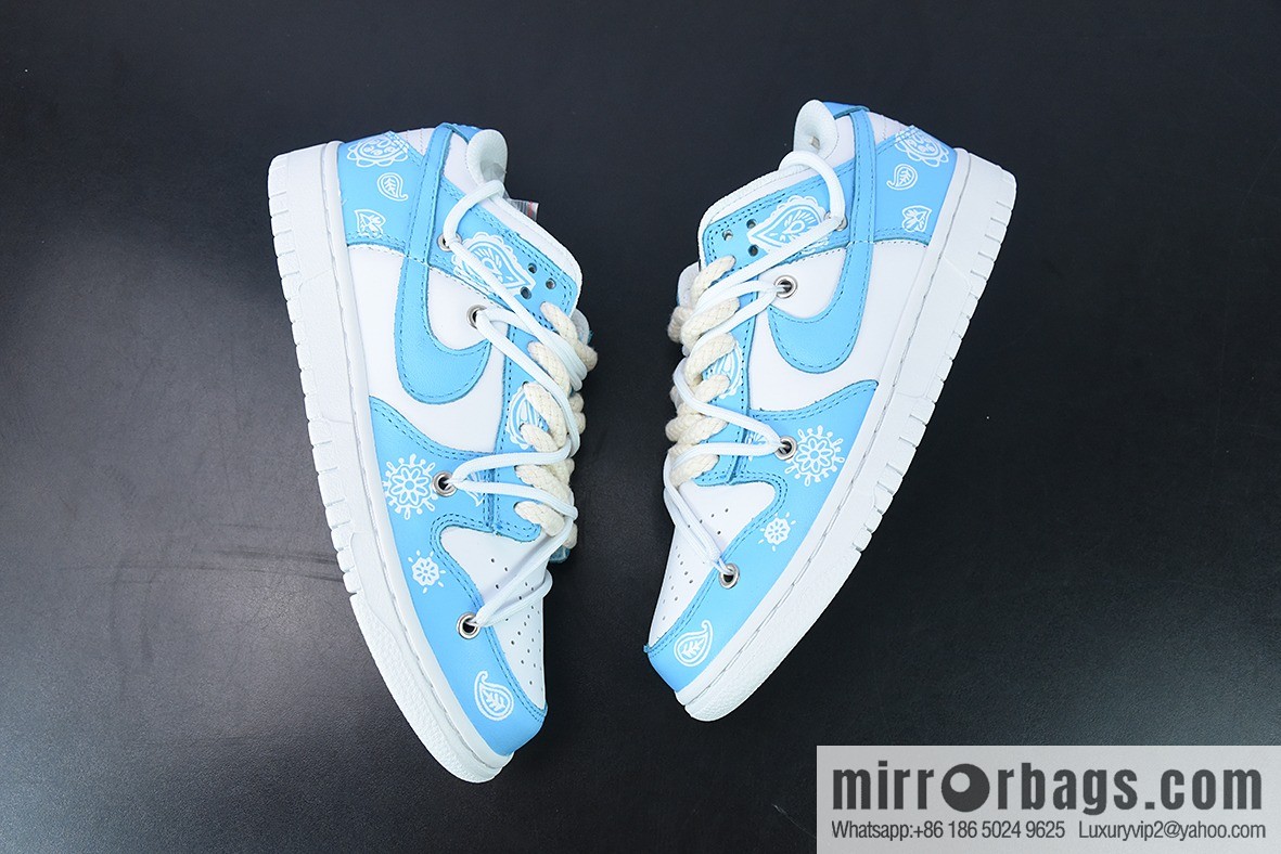 Nk Dunk Low cashew flower strap deconstruction SB buckle broken backboard fashion casual board shoes DD1503-109