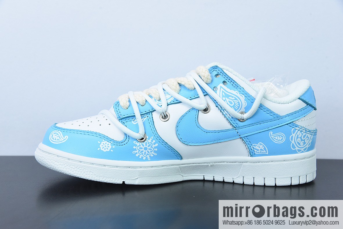 Nk Dunk Low cashew flower strap deconstruction SB buckle broken backboard fashion casual board shoes DD1503-109