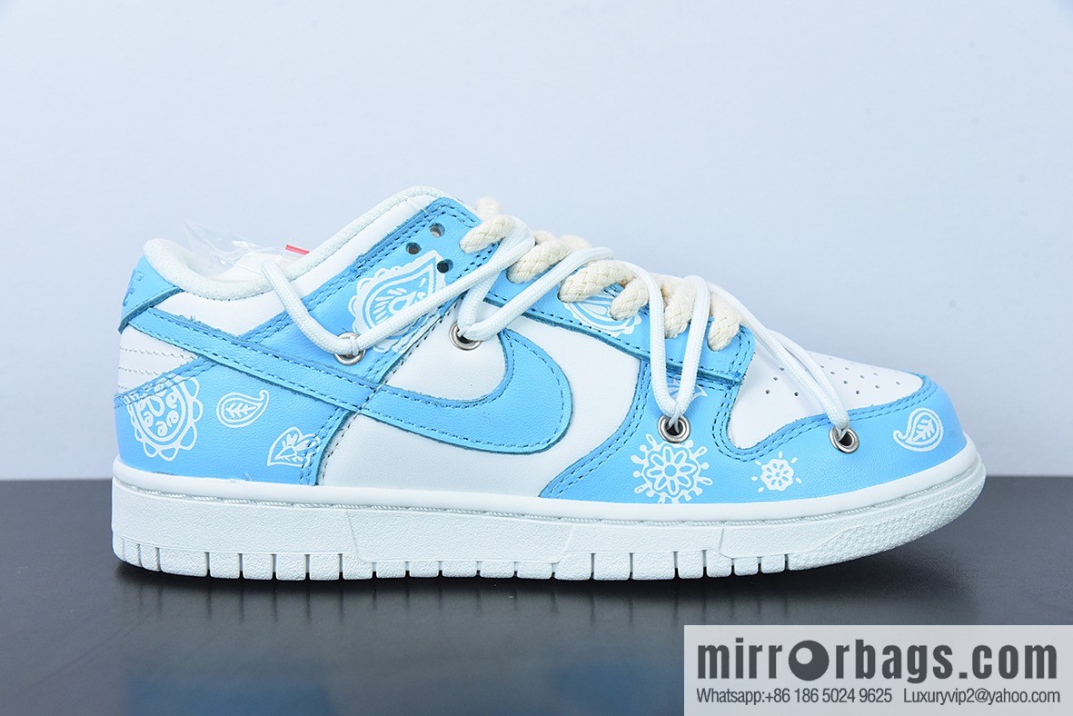 Nk Dunk Low cashew flower strap deconstruction SB buckle broken backboard fashion casual board shoes DD1503-109