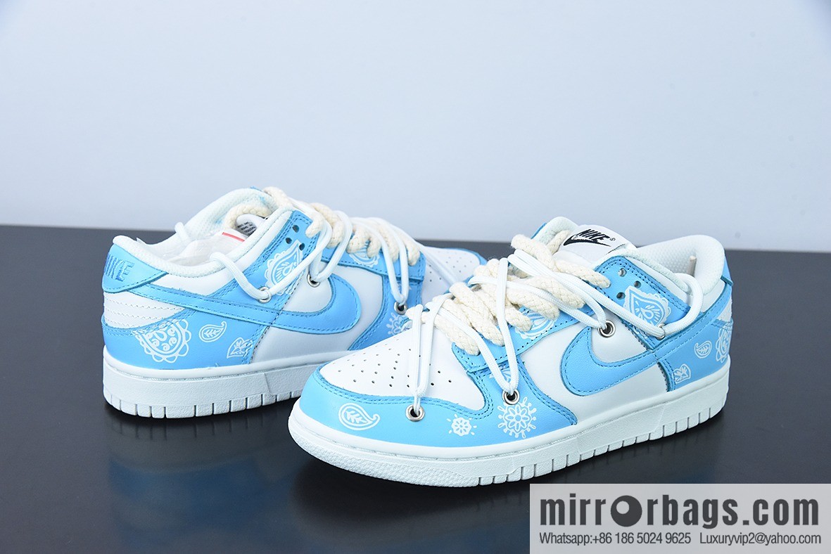 Nk Dunk Low cashew flower strap deconstruction SB buckle broken backboard fashion casual board shoes DD1503-109
