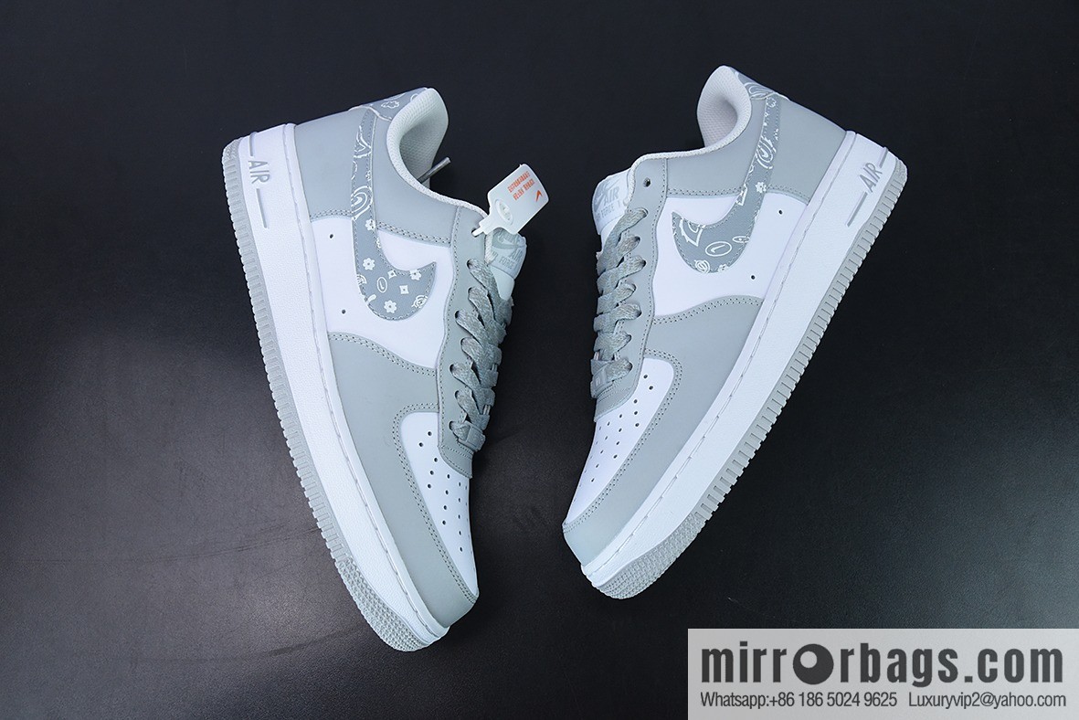 Nike Air Force 1 Low '07 gray and white cashew flower color scheme Air Force One low help item number: XM6321-736
