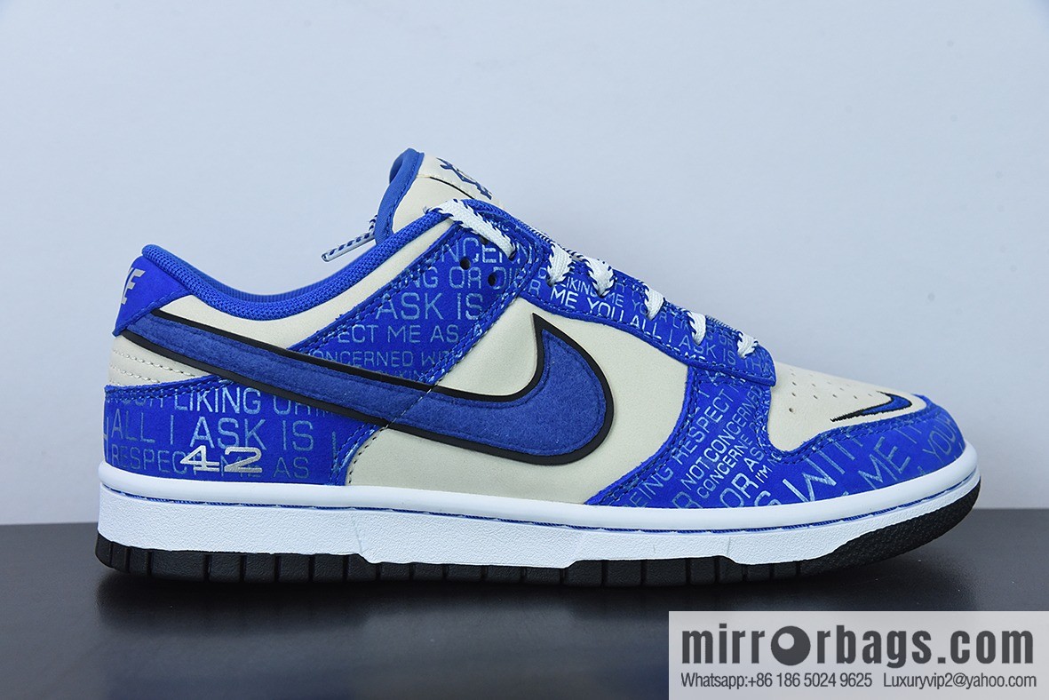 Jackie Robinson Nike Dunk Low Robinson Legend 42 Low Top Sneakers DV2203 400